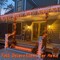 33 ft 400 LED Orange Icicle Halloween Lights – Connectable Outdoor Waterproof String Lights with 8 Modes, Timer & Memory Function for Halloween, Thanksgiving, Patio & Christmas (Orange)